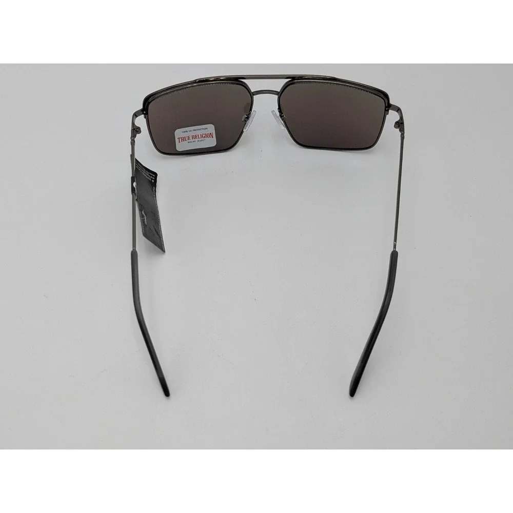 True‎ Religion Mens Sun Glasses Blue Lense Logo Frame  Sunglasses NWT
